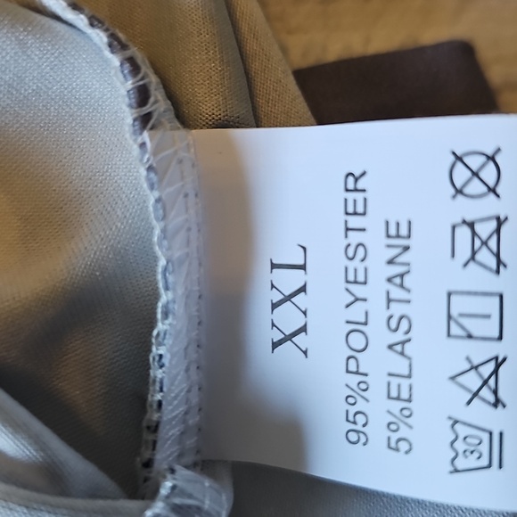 NWT The Tulips Sleeveless Long Peplum Pocketed Gray Polka Dot Dress XXL - Picture 10 of 10